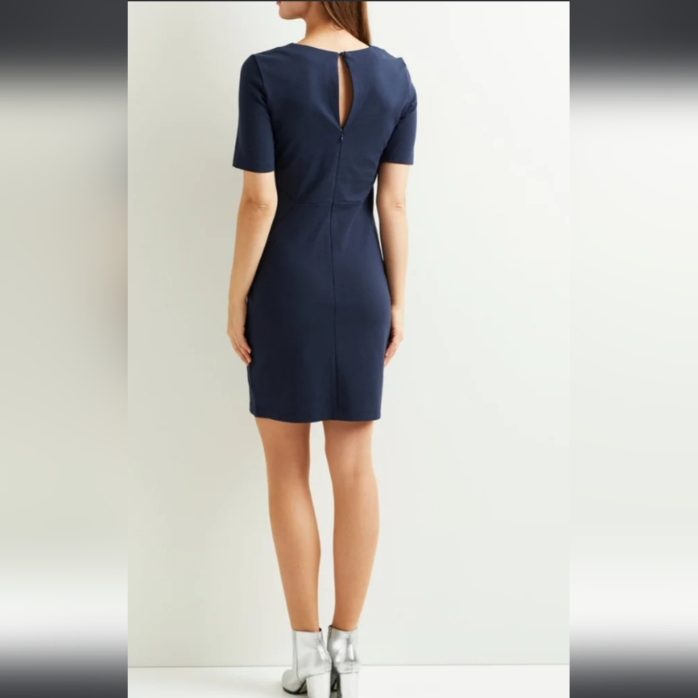 VILA VIFELLOW DRESS - sheath dress - total eclipse SZ XL - Picture 3 of 13